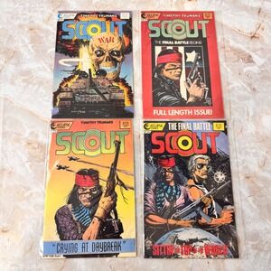 Eclipse Comics Scout Comic Book Lot Issues 21-24 Timothy Truman Copper Age 1987